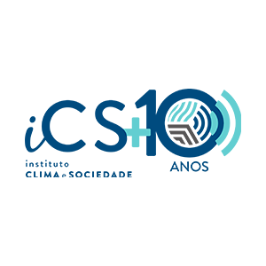 Logotipo Instituto Clima e Sociedade 10 anos